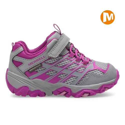 Tenis Merrell Moab FST Low A/C Waterproof Jr. Niños MX.D.CTM